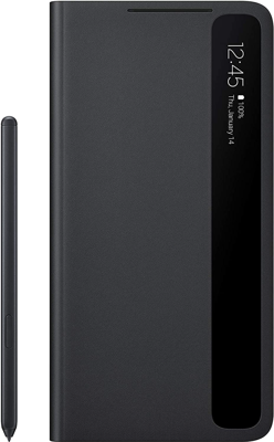 Mynd af Samsung S21 Ultra Smart Clear View Cover með S Pen Svart G998