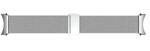 Picture of Samsung úraól Watch4 44mm Milanese Silver
