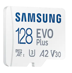 Mynd af Samsung MicroSD 128GB Minniskort 130MB/s m. breytist.