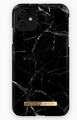 Mynd af iDeal iPhone 11/XR Black Thunder Marble Fashion Case