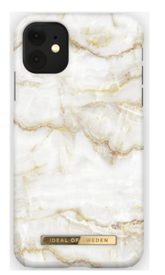 Mynd af iDeal iPhone 11/XR Gold Pearl Marble Fashion Case