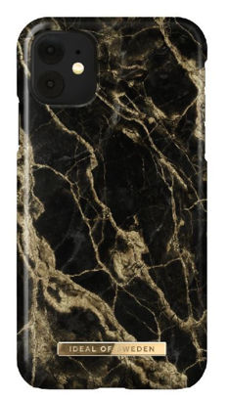 Mynd af iDeal iPhone 11/XR Gold Smoke Marble Fashion Case