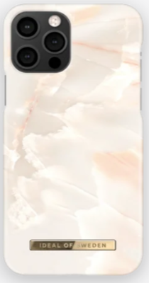 Mynd af iDeal iPhone 12/Pro Rose Pearl Marble Fashion Case