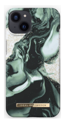 Picture of iDeal iPhone 13 Golden Olive Marble Fashion Case
