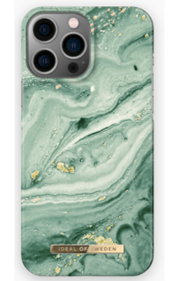 Mynd af iDeal iPhone 13 Pro Max Mint Swirl Marble Fashion Case