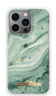 Mynd af iDeal iPhone 13 Pro Mint Swirl Marble Fashion Case