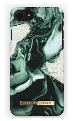 Mynd af iDeal iPhone 8/7/6/6s/SE Golden Olive Marble Fashion Case