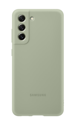 Mynd af Samsung S21 FE Silicone Cover Ólífugrænt G990