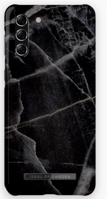 Mynd af iDeal Samsung Galaxy S21+ Black Thunder Marble Fashion Case G996