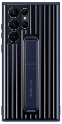 Mynd af Samsung S22 Ultra Varnarhulstur með standi Blátt S908