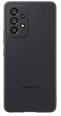 Mynd af Samsung A53 Silicone Cover Svart A536