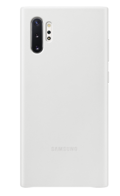 Mynd af Samsung Note10+ Leðurhulstur Hvítt N975