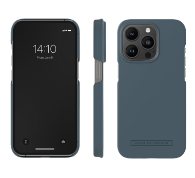 Mynd af iDeal iPhone 14 Pro Seamless Case Midnight Blue