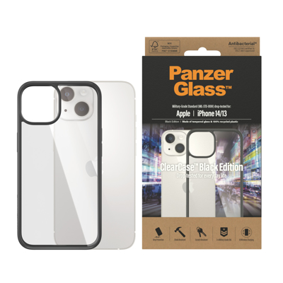 Picture of PanzerGlass iPhone 14/13 ClearCase Svart