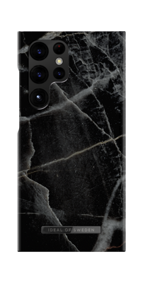 Mynd af iDeal Samsung S23+ Fashion Case Black Thunder Marble