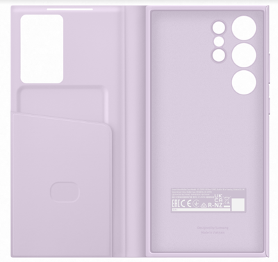 Mynd af Samsung S23 Ultra Smart View Wallet Case Lillablátt S918